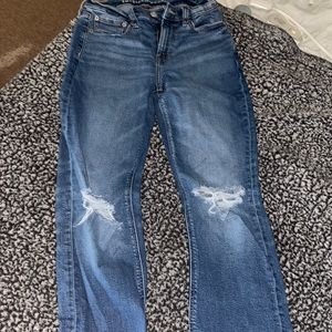 American eagle 90s bootcut jeans, size 0, mid wash